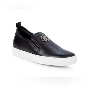 Cavalli Class by Roberto Cavalli Monogram Logo Slip-Ons